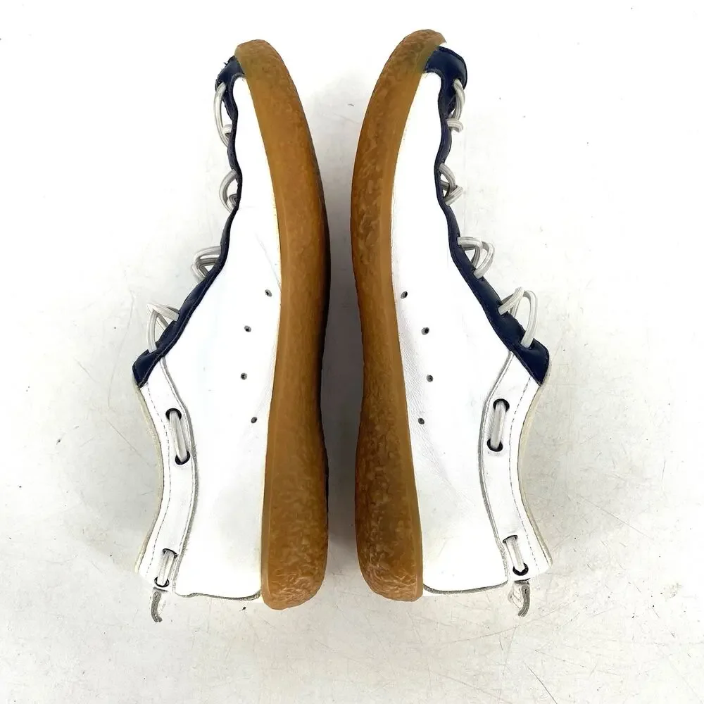 Royal Elastics Vintage Sneakers White Blue Slip On Lace Up Y2K Streetwear Size 6